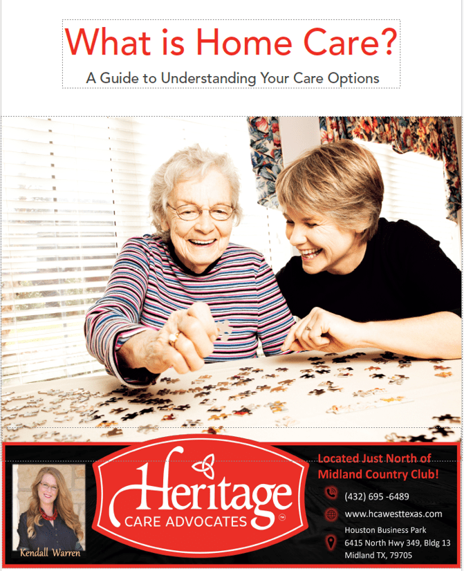First step guide to home care heritage home care
